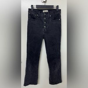 Madewell Cali Demi Boot Jeans - Ankle Length Black